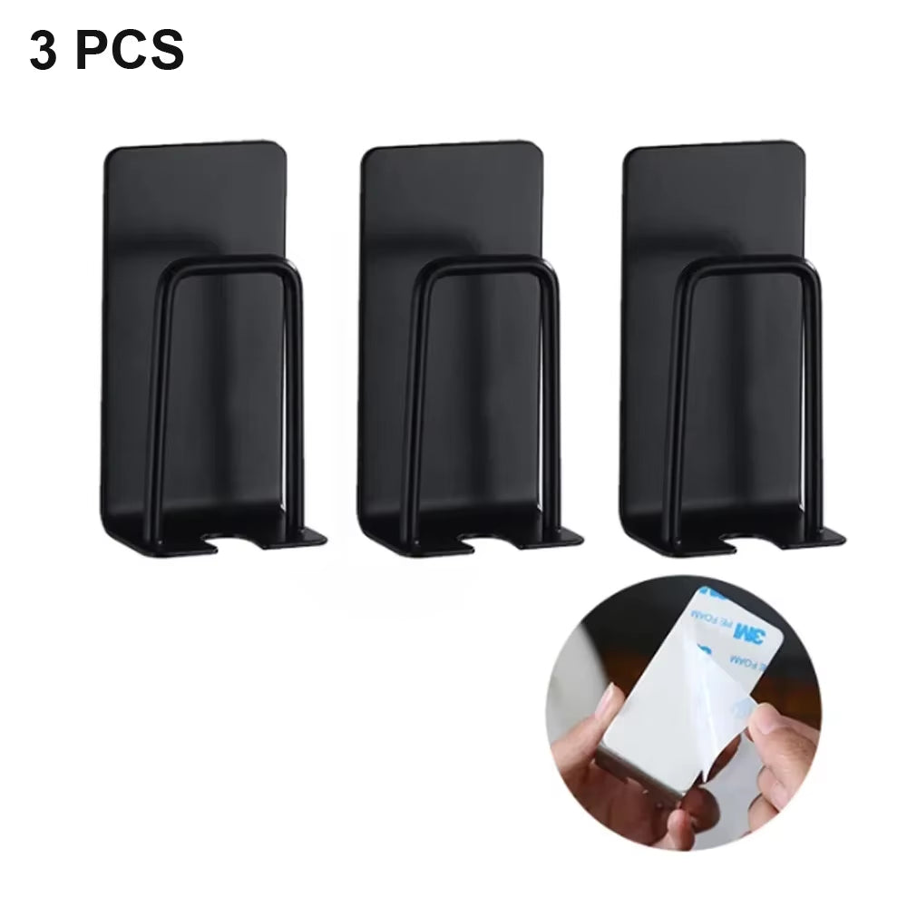 2 in 1 Stainless Steel Toothbrush Holder Wall Mounted Toothbrush and Cup Holder Bathroom Organizer Bathroom Accessories