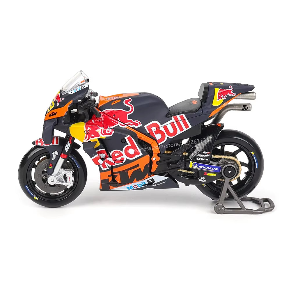 1:18 NEW 2023 Red Bull KTM Factory Racing #43 #33 Moto GP Racing Casting Alloy Motorcycle Model Collection Gift Toy