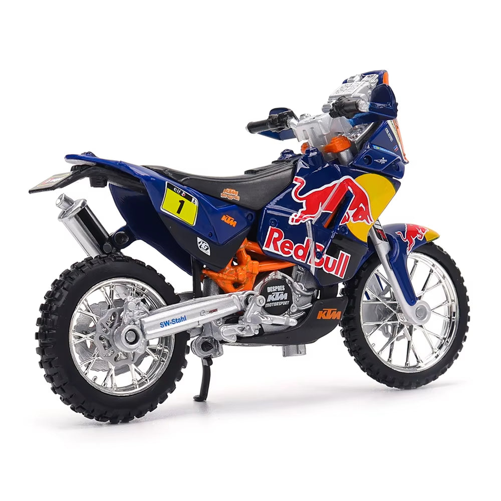 1:18 Red Bull KTM 450 Rally KTM 450 SX-F 2018 Authorized Simulation Alloy Motorcycle Model Toy Car Gift Collection