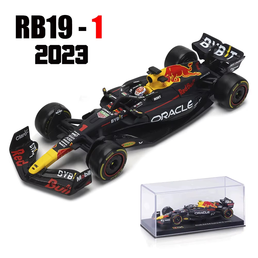 1:43 2024 RB20 F1 Red Bull Racing TAG Heuer 2023 RB19 Miami #1 Verstappen #11 Perez Alloy Car Die Cast Model Toy